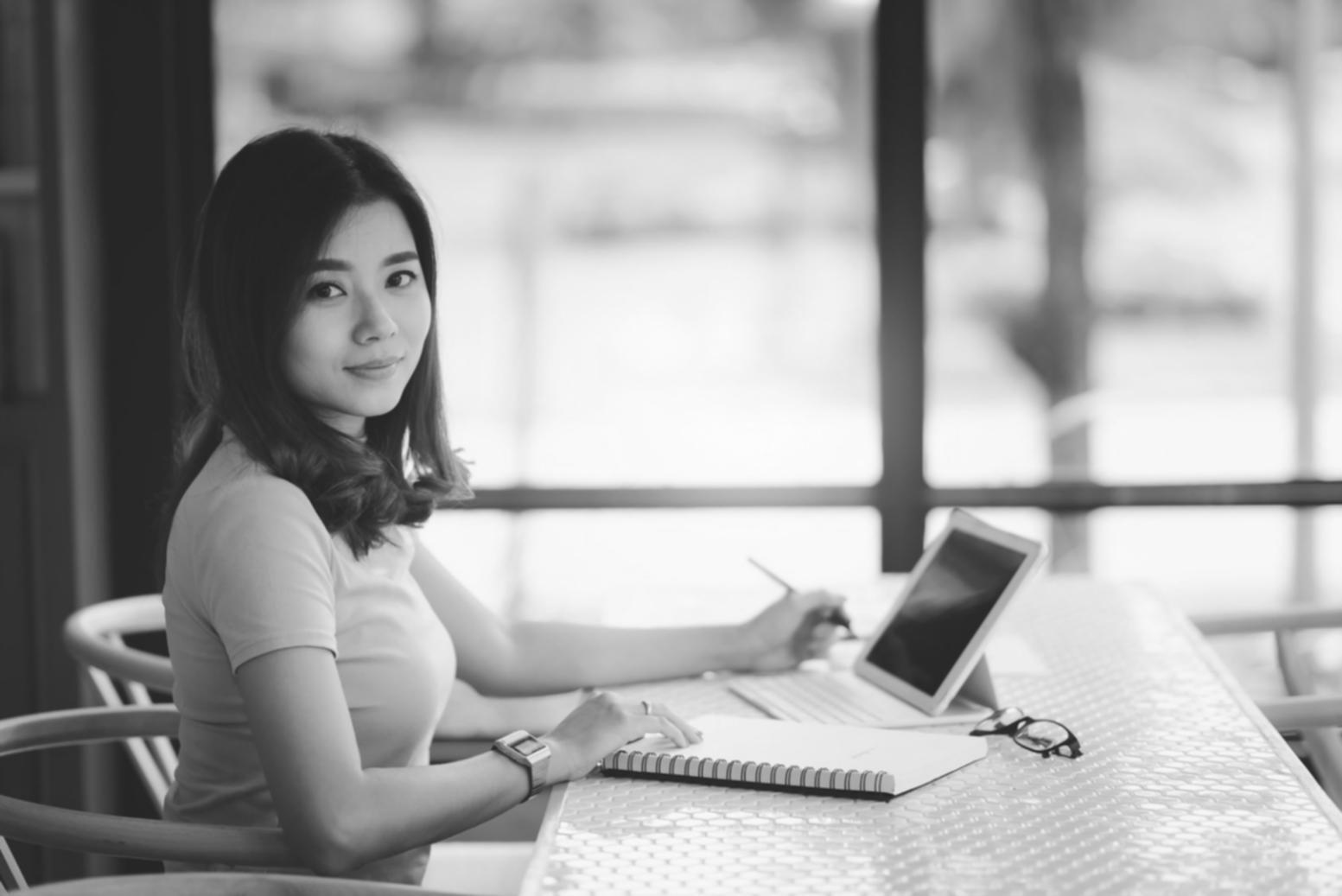Professional workspace with financial planning and business strategy materials